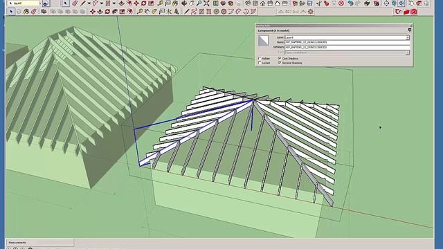 Medeek Truss Plugin Tutorial 3 - Hip Rafter Roofs