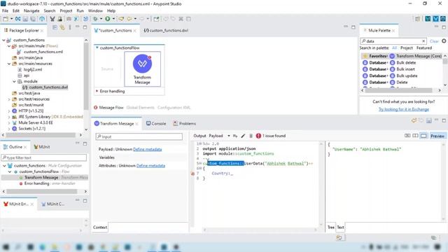 MODULE-03 -:- PART-03 -:- CREATE AND IMPORT CUSTOM FUNCTIONS IN DATAWEAVE -:- MULESOFT TUTORIAL смотреть онлайн
