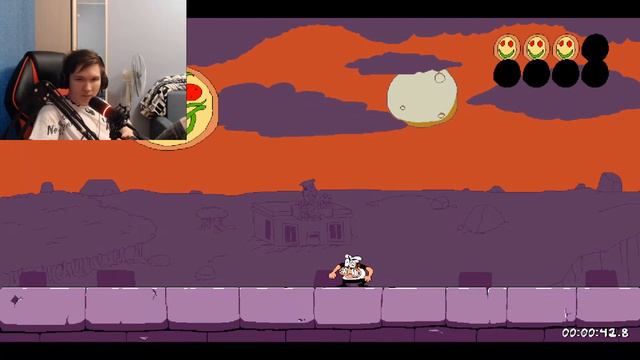 Играем в Pizza Tower - Ранг S смотреть онлайн