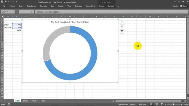 Excel Doughnut Chart in 3 minutes - Watch Free Excel Video (Pie Chart) смотреть онлайн