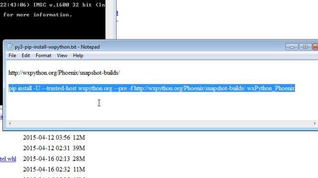 Python 3 Install On Windows - wxPython Phoenix смотреть онлайн