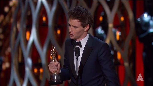 Eddie Redmayne Winning Best Actor | 87th Oscars (2015)
