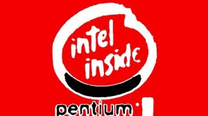 Intel Inside Pentium II Processor MMX Logo (1997-1999) in Horrorschool