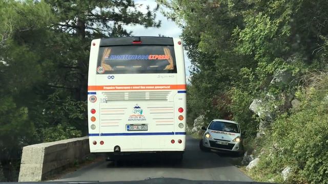 #6 Дорога в Негуши. Пробки на серпантине. Боко-Которский залив с высоты птичьего полёта смотреть онлайн