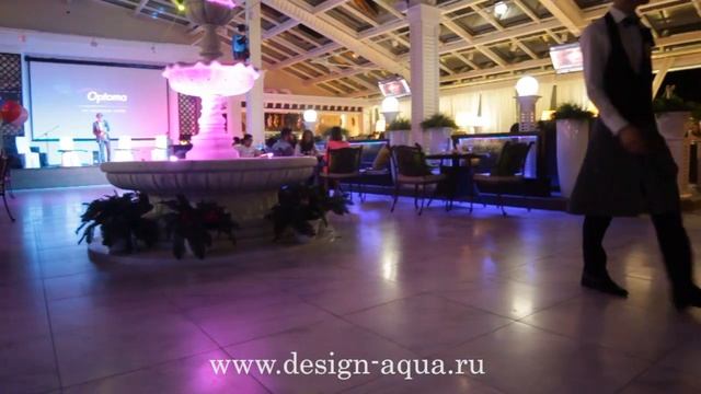 Водопады по стеклу в летнем ресторане "НА ВЫСОТЕ" РЦ "Галактика" г Уральск Казахстан смотреть онлайн