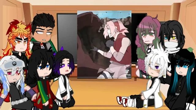 Hashiras React to Sakura Haruno||DS||NARUTO||1/?||?? смотреть онлайн