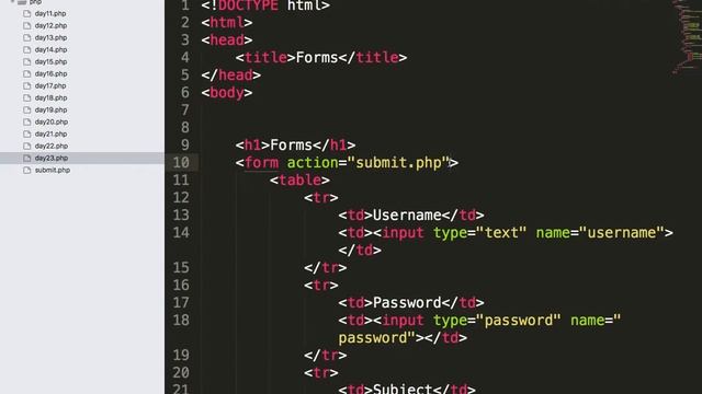 PHP - Day 23 - Form submission using get and post смотреть онлайн