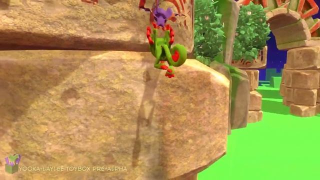 Yooka-Laylee Toybox playthrough (collects 100 quills and secret) смотреть онлайн