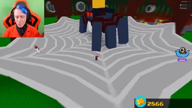 How To Find The Secret Spider Boss + New Spooky Areas In Build A Boat For Treasure roblox Halloween смотреть онлайн