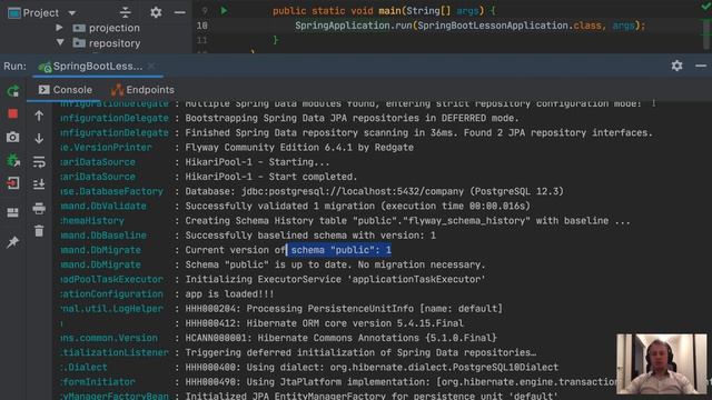 Spring Boot. 8.2 Migrations. Flyway. Часть 2. Baseline смотреть онлайн