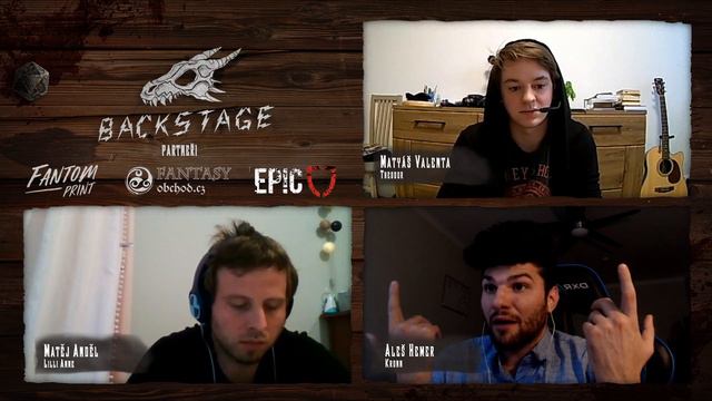 9. díl - Matěj Anděl a Matyáš Valenta | Backstage - pokec o DnD a stolních RPG смотреть онлайн