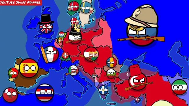 History Of World War 1 Countryballs