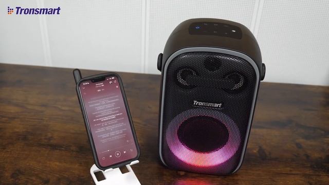 Tronsmart - Halo 100 - 60W Outdoor Bluetooth Speaker - Black (Operation) смотреть онлайн