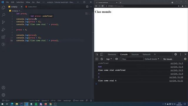 Imparare JavaScript #7 - Null e Undefined смотреть онлайн