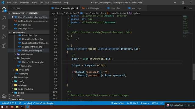 8 Laravel Update Method 2020, Update Users and Laravel Redrect Users to specific location смотреть онлайн