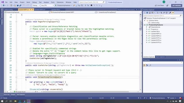 Visual Studio Productivity Tips смотреть онлайн