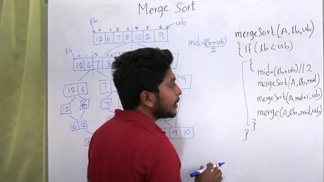 Merge sort algorithm | Data structures and algorithms | Sinhala смотреть онлайн