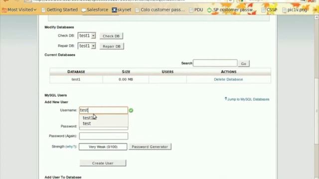 MySQL DB in cPanel смотреть онлайн