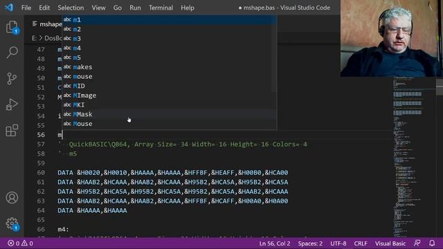 ✅ QuickBASIC 4.5 Mouse Shapes - Day 54 смотреть онлайн