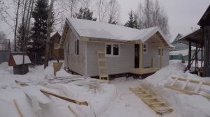 ПОСТРОЙКА ДОМА ЗИМОЙ ВСЕ ПЛЮСЫ И МИНУСЫ МОСКОВСКАЯ ОБЛАСТЬ ЗАГОРОДНЫЙ ДОМ СТРОИМ С ТЕРЕМЪ ВИТЯЗЬ 3