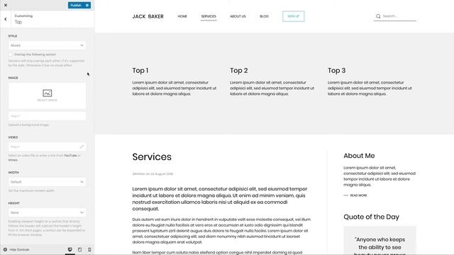 Setting the Top and Bottom Areas | YOOtheme Documentation (WordPress) смотреть онлайн