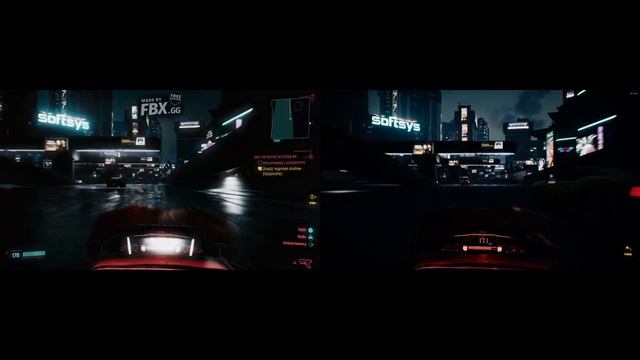 Cyberpunk 2077 1.04 vs 1.3 comparison (no more wet road effect) смотреть онлайн