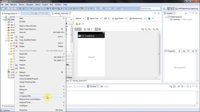 Eclipse SVN Commit смотреть онлайн