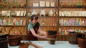 КАШПО ДЛЯ ЦВЕТОВ СВОИМИ РУКАМИ | ГОРШОК ДЛЯ ЦВЕТОВ | ПЛЕТЕНИЕ ИЗ ИВЫ ИВОВЫХ ПРУТЬЕВ