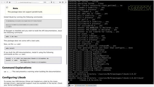 LFS on an Intel i486 Episode 196 - BLFS 32: libusb-1.0.22 смотреть онлайн