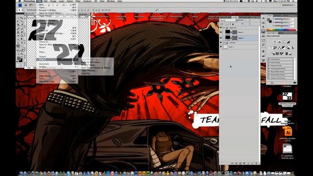 Transfer Vector Shapes from Photoshop to Illustrator Tutorial смотреть онлайн