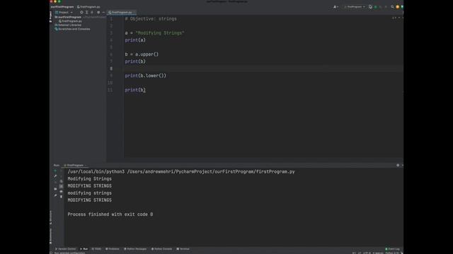 Python Lesson 55: Strings Part 3 смотреть онлайн