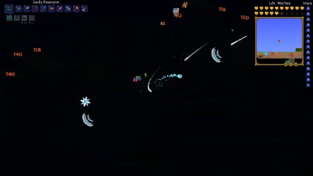 Terraria Frost Moon Event (Solo Wave 13)