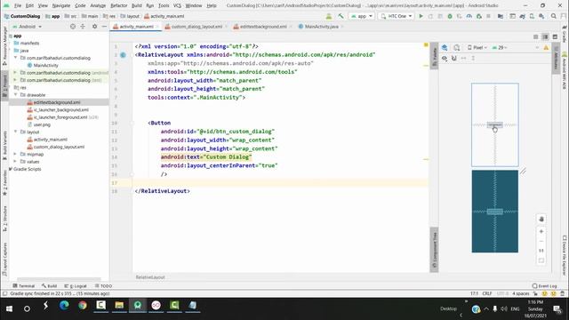how to create custom dialog box android studio смотреть онлайн