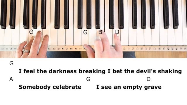 Empty Grave -Zach Williams (Key of Dm)//EASY Piano Tutorial смотреть онлайн