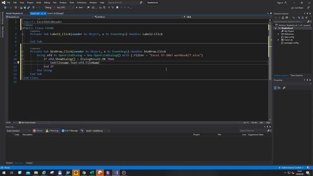 [VB] Tutorial - Open and Read Excel files/ Import Excel file to DataGridView смотреть онлайн