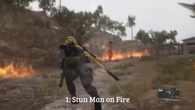 MGSV: Phantom Pain - Top 5 Water Pistol Tricks (Metal Gear Solid 5)