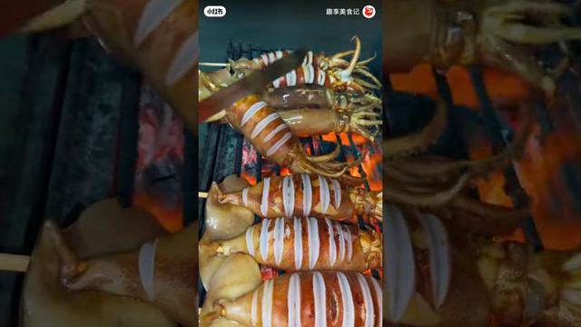 Шашлык из кальмара смотреть онлайн