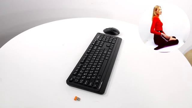 НИКС Компьютерный Супермаркет: видео про Клавиатура A4Tech V-Track Wireless FG1012 BLACK Беспроводн смотреть онлайн