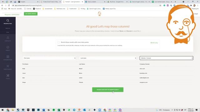 How to Find Multiple Emails with 1 Action [Bulk Email Finder] смотреть онлайн