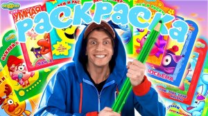 СМЕШАРИКИ - РАСКРАСКА! РАСКРАШИВАЕМ С КРОШЕМ!