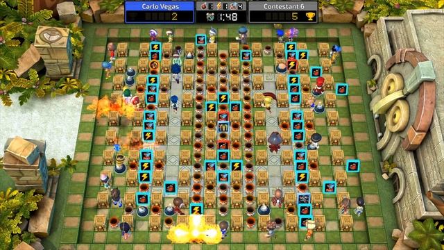 Blast Zone! Tournament Bomberman inspired multiplayer game смотреть онлайн