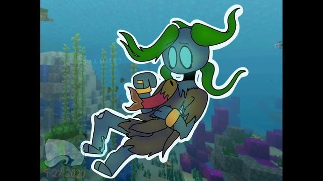 ТОП-30 арты по Minecraft | Drowned (Утопленник) #1 смотреть онлайн