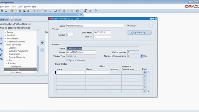 Oracle Training (Define Position Hierarchy in Oracle Purchasing) Oracle SCM Online Training смотреть онлайн