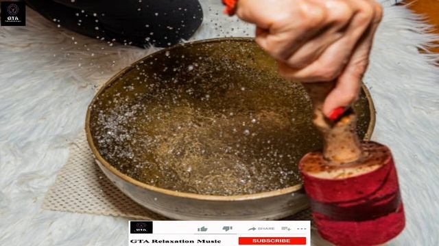 TIBETAN SINGING BOWL FOUNTAIN MUSIC |Meditation Music |Sound Therapy |Singing Bowl With Water|1 Hou