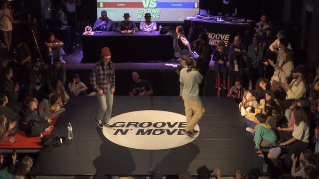Groove'N'Move Popping Battle 2023 - 1/2 final - SARA vs. YOUYOU смотреть онлайн