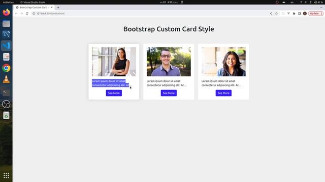 Bootstrap Custom Card Image смотреть онлайн