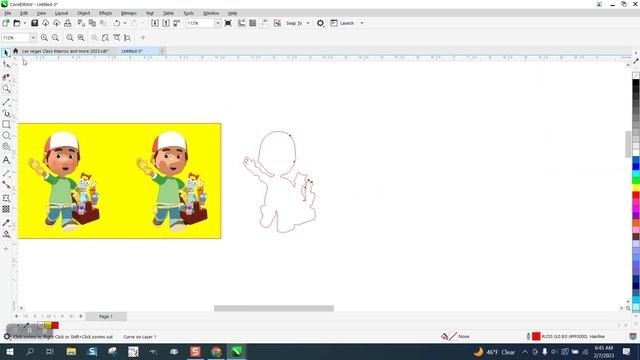 Corel Draw Tips & Tricks Contour a Cut line around a Clipart drawing смотреть онлайн