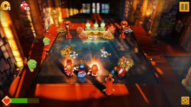 Angry Birds Evolution Bacon Tower Dungeon смотреть онлайн