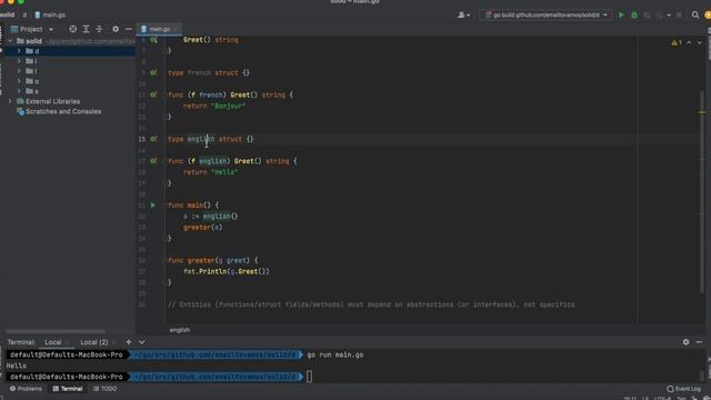 SOLID Design Principle in Go Part 5: D - Dependency Inversion principle смотреть онлайн