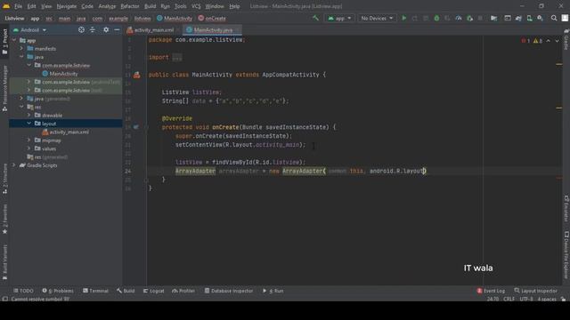 ANDROID - LISTVIEW TUTORIAL IN JAVA смотреть онлайн
